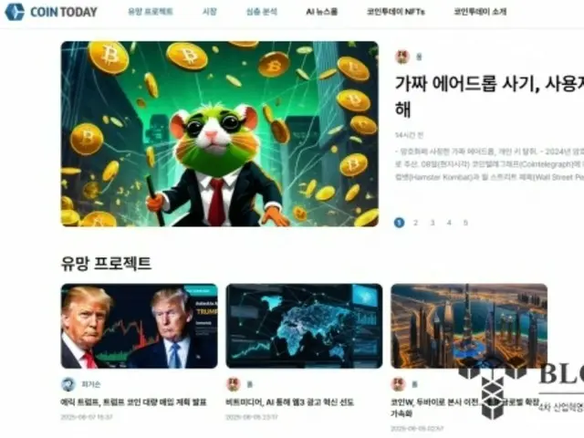 Blockchain Today secara resmi meluncurkan situs berita mata uang kripto berbasis AI "Coin Today"