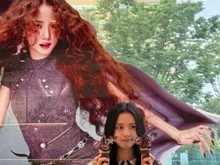 "BLACKPINK" JISOO, ekspresi imut dengan mulut tertutup rapat... visual "dewi" yang benar-benar cantik