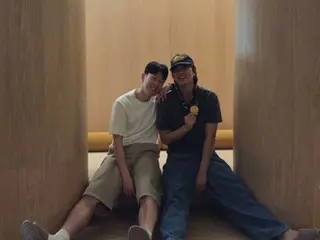 Gong Yoo dan Son HeungMin berbagi foto mengharukan bersama... "Saya bisa menang berkat dukungan saudara saya"