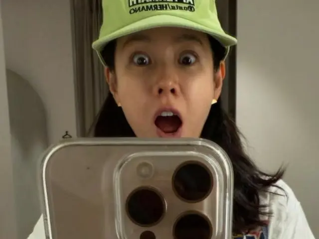 Aktris Son Ye Jin, apakah dia benar-benar terlihat seperti sedang berolahraga? ... Ekspresi yang jenaka