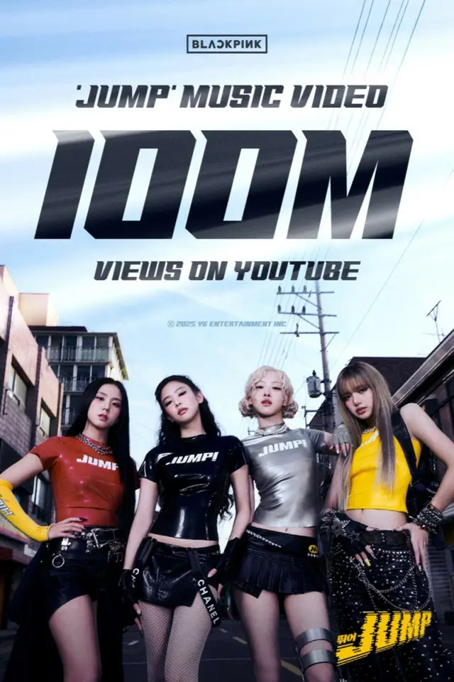 「BLACKPINK」、「JUMP」のミュージックビデオが1億ビュー突破…通算49番目