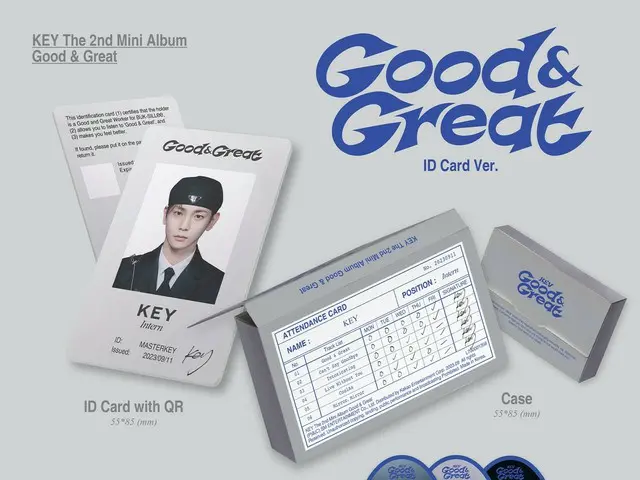 "SHINee" KEY merilis spesifikasi album dari mini album keduanya "Good & Great"!