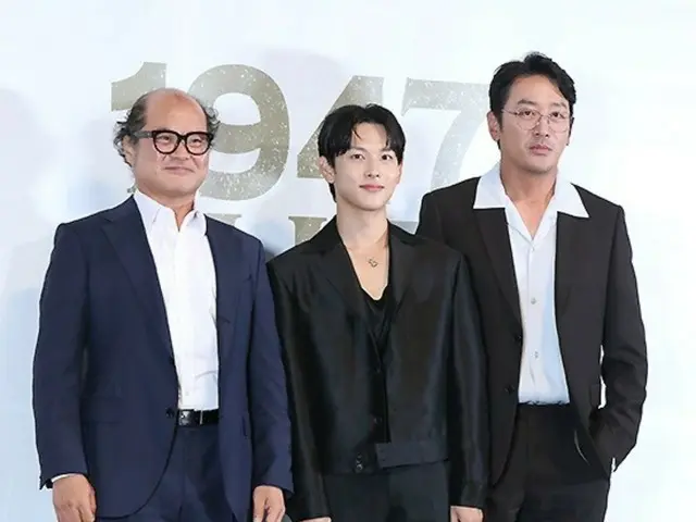 [Foto] Aktor Ha Jung Woo, Im Siwan, dan Kim Sang Ho, protagonis brilian dari film "Boston 1947"