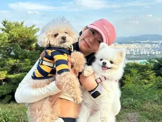 “KARA” Han Seung-young menjalani kehidupan sehari-hari yang santai dengan anjing kesayangannya… “hari bahagia”