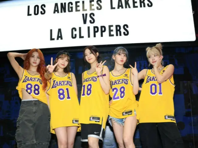 “LE SERAFIM” menjadi dewi kemenangan Los Angeles Lakers!