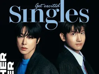 "TVXQ" menghiasi sampul majalah "Singles" edisi baru... Perjalanan 20 tahun mereka