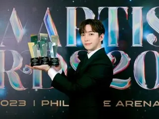 Junho ``2PM'' meraih 3 penghargaan di ``AAA 2023''... ``Actor of the Year,'' ``Hot Trend Award,'' dan ``Popular Award.''