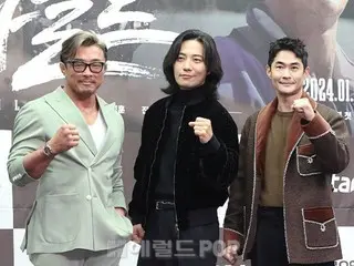 [Foto] Aktor Jin Goo, Seong-hun Akiyama, dan Bae Jung Nam menghadiri presentasi produksi variety show baru “The Wild”… “Tolong nantikan chemistry lucu dari orang-orang liar ini.”