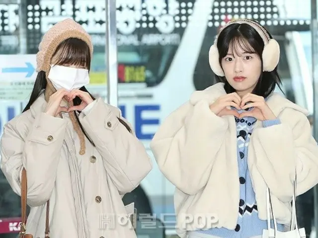 [Foto bandara] "IVE" berangkat ke Jepang...Gadis musim dingin yang lucu