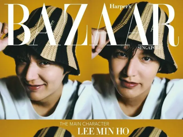 Aktor Lee Min Ho menghiasi sampul majalah mode Singapura