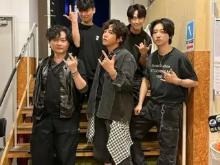 Band Jang Keun Suk "CHIMIRO" menyapa setelah penampilan di Sendai... Pose karismatik mereka membuat mereka merasa puas sepenuhnya