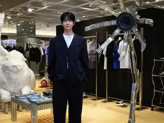 Aktor Chae Jong Hyeop berpartisipasi dalam acara pembukaan showroom pop-up merek fesyen “ADERERROR” di Osaka
