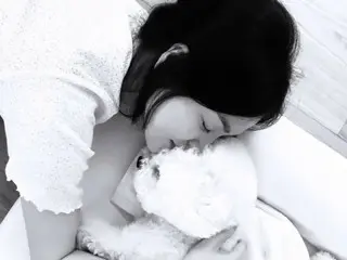 Song Hye Kyo, berfoto bahagia bersama anjing kesayangannya... Kunyah pipinya ♥