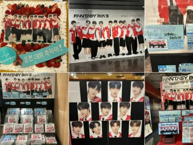 “Debut resmi di Jepang” “FANTASY BOYS” menghiasi sudut utama Shibuya Tower Records dengan konser mini