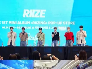 Toko pop-up "RIIZE" yang memperingati perilisan mini album pertama mereka "RIIZING" sukses... Acara penandatanganan penggemar juga menjadi topik hangat