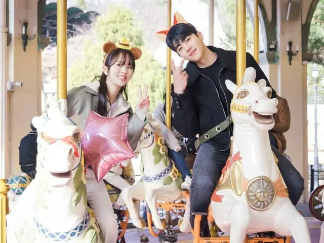 "Mungkin itu kebetulan." Choi Jeong dan Kim Seohyun merilis potongan gambar kencan mereka di taman hiburan... Chemistry "Cinta pertama" meledak