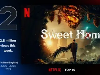 Season 3 “Sweet Home -Me and the World’s Despair” yang dibintangi aktor Song Kang menempati peringkat ke-2 dalam “Netflix Global Top 10”