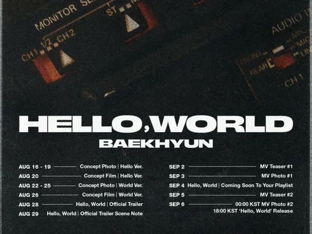 Baekhyun "EXO" mengungkapkan jadwal comeback untuk mini album ke-4 "Hello, World"