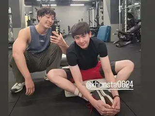 Chanseong “2PM” berlatih dengan Nichkhun (2PM)… “Saya rasa saya harus menurunkan 6~7kg lagi”