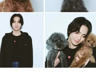 "SHINee" KEY merilis foto keluarga yang hangat bersama anjing kesayangannya "Comde & Garcon"