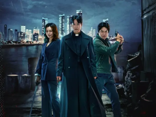 Poster teaser 3-shot Kim Nam Gil & Lee HoNey & Kim Seong Kyu (INFINITE) Ng dirilis untuk "Hot-Blooded Priest 2", yang kembali setelah 5 tahun