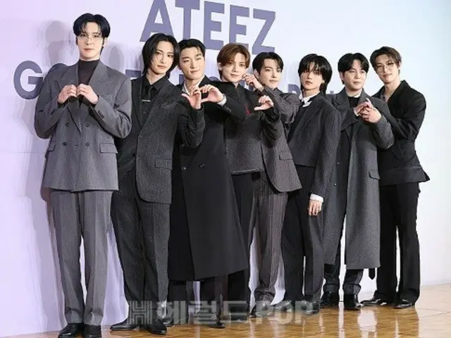 [Foto] "ATEEZ" menghadiri konferensi pers memperingati perilisan mini album ke-11 mereka "GOLDEN HOUR: Part.2"