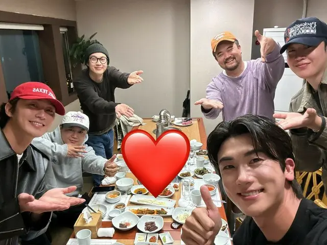 Merayakan ulang tahun bersama Park Hyung Sik, Park Seo Jun & Choi Woo-shik...Tidak ada V BTS tapi persahabatan keluarga Wooga