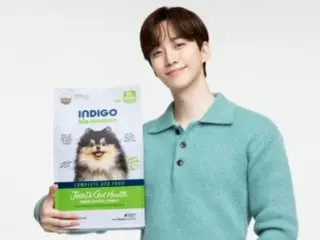 Perusahaan khusus makanan hewan, OSP, menandatangani kembali kontrak dengan Junho 2PM sebagai model untuk “Indigo Paw”