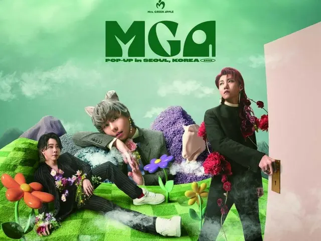 Band populer Jepang "Mrs. GREEN APPLE" membuka toko pop-up setelah konser di Korea...barang-barang edisi Seoul juga dijual