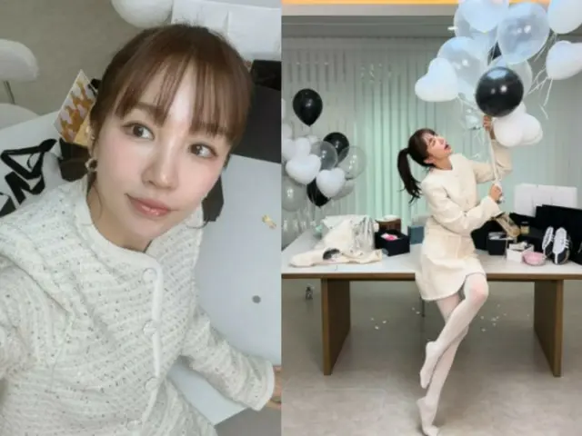 Yoon Eun Hye, masih tetap imut seperti biasanya di usia 40-an... "Seseorang akan mengira ini sebagai hadiah White Day"