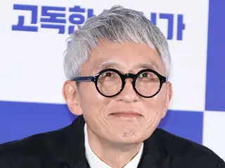 [Foto] Aktor Jepang Yutaka Matsushige menghadiri pratinjau pers dan konferensi pers untuk memperingati perilisan film Korea "The Solitary Gourmet"