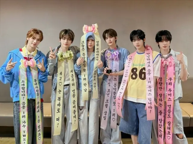 "TWS" juga memenangkan tempat pertama di "Show! The Heart of K-POP" dengan "Bukankah menyenangkan untuk berlari sesukamu?"