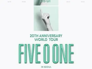 "SS501" Kim Hyun Joo (leader), Heo Yeong Saeng, dan Kim Kyu Jong "FIVE O ONE" akan menggelar konser ulang tahun ke-20 di Seoul pada bulan Juli