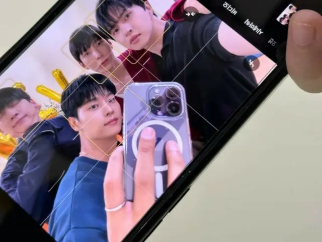 N (Cha Ha Kyung), Leo, Ken, dan Hyuk merayakan ulang tahun ke-13 VIXX