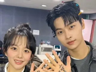 N dan Jeong Ji So VIXX tampil di Inkigayo... untuk membawakan lagu sisipan untuk film "Taiyou no Uta"