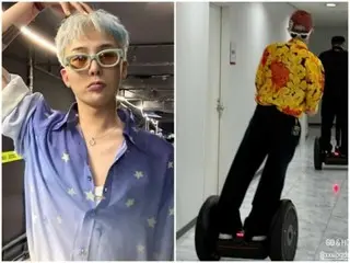 G-DRAGON (BIGBANG), moda transportasinya adalah Segway... Pembaruan seperti bintang