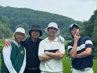 Song Ji-chan, Lee Seung Gi, Jang Keun Suk, dan Lee Hong Ki muncul di lapangan golf...apakah pasangan ini benar?