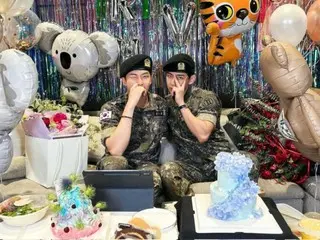 RM&V "BTS" menyapa penggemar setelah keluar dari wajib militer dengan pose ceria... "Aku sangat merindukanmu"