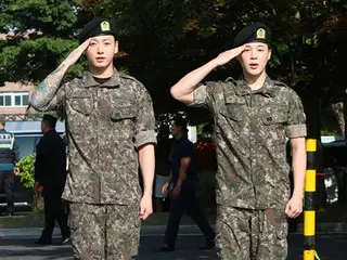 [Foto] JIMIN dan JUNG KOOK BTS telah menyelesaikan wajib militer!
