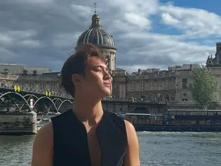 "SEVENTEEN" Mingyu, sisa-sisa emosional musim panas di Paris... Mata yang cerah