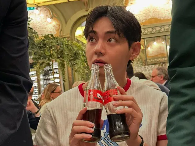 "BTS" V, dari imut menjadi seksi... ledakan visual di Paris