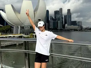 Aktor Park BoGum di Instagram Seong? ... "Semoga sehat selalu, Republik Korea" di punggungnya, kecantikan yang menyegarkan dan sehat