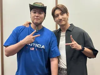 Changmin TVXQ merilis foto dirinya bersama aktor Lee Jang Woo... "Meskipun gemuk, dia tetap tampan"