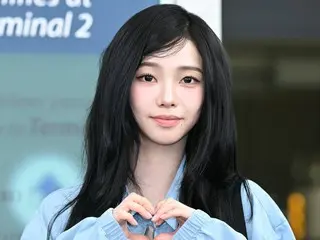 [Foto Bandara] Karina "aespa", kecantikan sempurna bak AI di pagi hari... Berangkat ke Milan