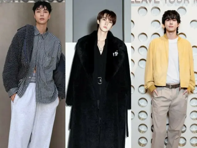Johnny, Doyoung, dan Jungwoo NCT menggemparkan European Fashion Week
