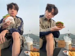 JUNG KOOK BTS makan sendirian di restoran yakiniku, lalu makan hamburger mukbang sambil melihat Namsan Tower... Kehidupan sehari-hari sederhana seorang bintang dunia