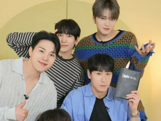 J-JUN bertemu dengan pemeran baru musikal "Death Note"...Kupikir itu adalah grup baru