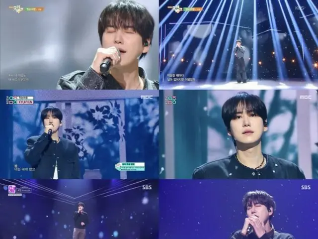 Kyu Hyun (SUPER JUNIOR) sukses menyelesaikan promosi program musik untuk "Like the First Snow"... Panorama emosional meninggalkan kesan mendalam