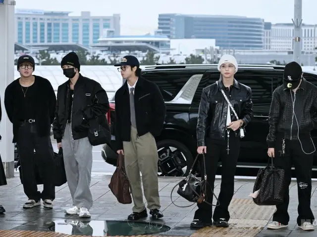 [Foto Bandara] Stray Kids berangkat ke Hong Kong untuk menghadiri MAMA
